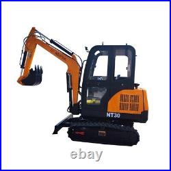 AGT New NT30 3Ton KUBOTA Diesel Mini Hydraulic Excavator Crawler Digger 24HP