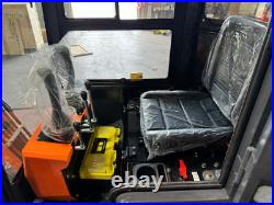 AGT QH13R Hydraulic Mini Excavator Crawler Digger RATO Gas Engine EPA With Cab