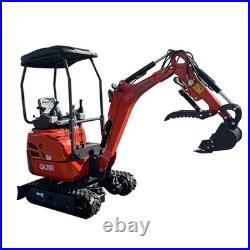 AGT QK20R Mini Excavator 2026 NEW 13.5 HP 1-Ton Digger RATO Gas Engine EPA FS