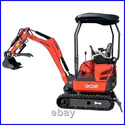 AGT QK20R Mini Excavator 2026 NEW 13.5 HP 1-Ton Digger RATO Gas Engine EPA FS