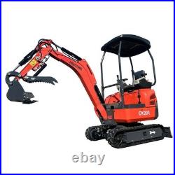 AGT QK20R Mini Excavator 2026 NEW 13.5 HP 1-Ton Digger RATO Gas Engine EPA FS