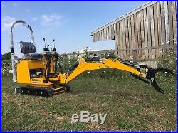 AX24 Micro Mini Excavator Built in the UK with Briggs & Stratton 14hp Gas Engine