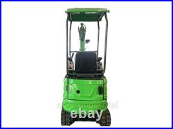 Agrotk 1 Ton Mini Excavator B&S Engine Hydraulic Thumb Digger Tracked Crawler