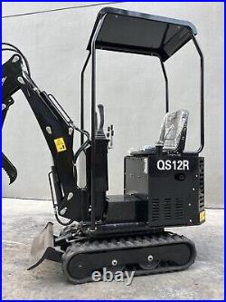 Agrotk Mini Excavator Digger Tracked Crawler RATO Gas Engine Hydraulic Motor NEW