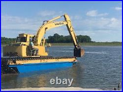 Amphibious Linkbelt 2650C Pontoon Floating excavator