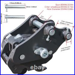 Attachment Quick Hitch Coupler 0.8-1.5TON Mini Excavators Excavator Quick Change