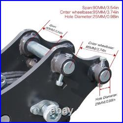 Attachment Quick Hitch Coupler For Mini Excavator fits 1-1.5 T Machine Pin 25mm