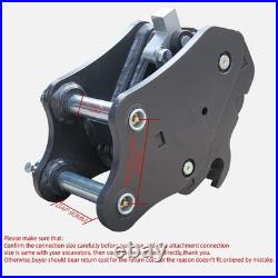 Attachment Quick Hitch Coupler For Mini Excavator fits 1-1.5 T Machine Pin 25mm