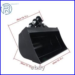Attachments 600mm Plain Tilting Bucket Suitable For 1 Ton Hydraulic Excavator