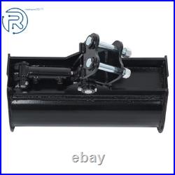Attachments 600mm Plain Tilting Bucket Suitable For 1 Ton Hydraulic Excavator