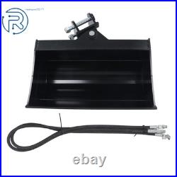 Attachments 600mm Plain Tilting Bucket Suitable For 1 Ton Hydraulic Excavator