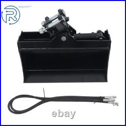 Attachments 600mm Plain Tilting Bucket Suitable For 1 Ton Hydraulic Excavator