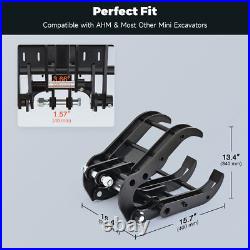 Attachments For Mini Excavator Ripper Rake Auger Bucket Thumb Clips Quick Hitch
