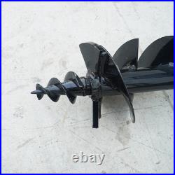 Auger Drill 200mm Drill Diameter for 1-1.5 Ton Mini Excavator with Pins Hoses US