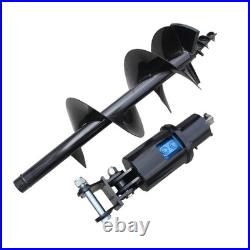 Auger Drill 8inch Drill Diameter 0.8-1.5Ton Mini Excavator with Hoses Pins New