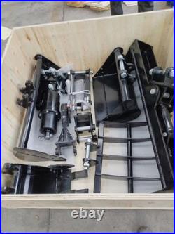 BLACK FRIDAY 10pcs MINI EXCAVATOR ATTACHMENT KIT THUMB AUGER BUCKET RIPPER RAKE