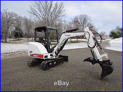 BOBCAT 328D MINI EXCAVATOR / ONLY 1985 HOURS / NEW HD HYDRAULIC THUMB / N R