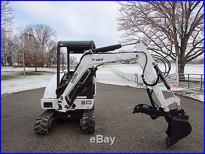 BOBCAT 328D MINI EXCAVATOR / ONLY 1985 HOURS / NEW HD HYDRAULIC THUMB / N R