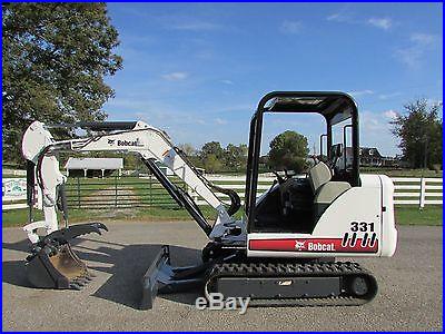 BOBCAT 331D MINI EXCAVATOR / 2550 HOURS / HYD THUMB / 2-SPEED / EXC COND / NR