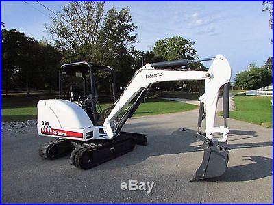 BOBCAT 331D MINI EXCAVATOR / 2550 HOURS / HYD THUMB / 2-SPEED / EXC COND / NR