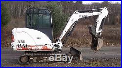 BOBCAT 331 EXCAVATOR CAB, THUMB, VERY NICE! FINANCING AVAILABLE! WE SHIP