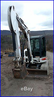 Bobcat 435 Excavator Cab Heat A/c Thumb Ready 2 Work In Pa! We Ship Nationwide