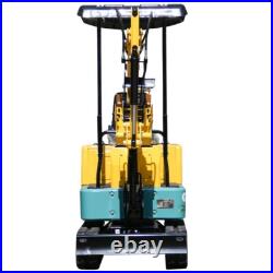 BRAND NEW 1 Ton Mini Hydraulic Excavator Digger Tracked Crawler 13.5HP EPA+Auger