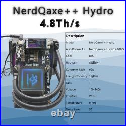 Bitaxe Miner NerdQaxe++ 4.8Th/s 60W Hydro Liquid Cooler Miner Bitaxe Miner NerdQaxe++ 4.8Th/s 60W Hydro Liquid Cooler Miner