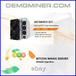 Bitmain Antminer S21 188T 3290W ASIC Miner ready stock by oemgminer