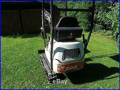 Bobcat 316 mini excavator, 519 hrs