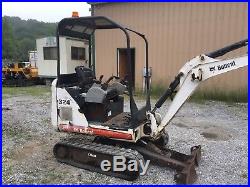Bobcat 324 Mini Excavator Expandable Tracks 1200 Hours