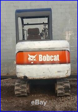 Bobcat 328 Rubber track Mini Excavator 2 Speed Keyless Start Diesel