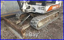 Bobcat 328 Rubber track Mini Excavator 2 Speed Keyless Start Diesel