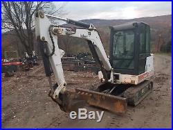 Bobcat 331 Excavator Enclosed Cab With Heat And Low Hours! Ready To Work In Pa