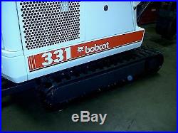 Bobcat 331 Mini Excavator New Tracks No issues Just serviced