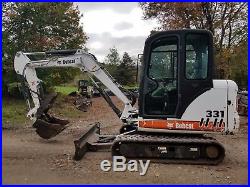 Bobcat 331g Excavator 2200 Hours Cab A/c Thumb Ready 2 Work In Pa We Ship