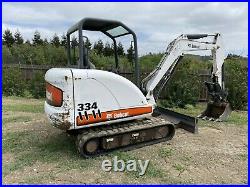 Bobcat 334G Mini Excavator withthumb