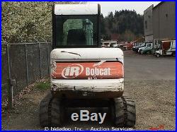 Bobcat 337D Mini Excavator Hydraulic Thumb 74 Backfill Blade Kubota Cab Heat