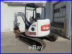 Bobcat 430 Fast Track Zhs Mini Excavator, Orops, Hyd Thumb, Pre-emissions, 2 Spd