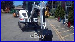 Bobcat 430 Mini Excavator Digger Backhoe Track Loader Tractor Plow Construction