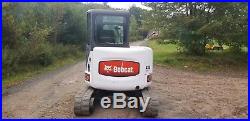 Bobcat 430g Excavator Cab Heat A/c Hydraulic Thumb Only 1208 Hours! Exceptional