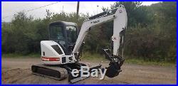 Bobcat 430g Excavator Cab Heat A/c Hydraulic Thumb Only 1208 Hours! Exceptional