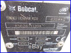 Bobcat 435G Mini Excavator withCab