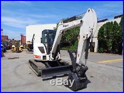 Bobcat 435HAG Mini Excavator Backhoe Loader Enclosed Cab Hydraulic Thumb
