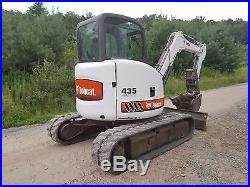 Bobcat 435g Excavator Cab A/c Thumb 1399 Hours Ready 2 Work In Pa We Ship
