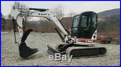 Bobcat 435g Excavator Heat A/c Hydraulic Thumb Kubota Diesel! We Finance
