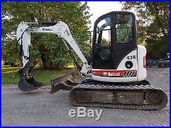 Bobcat 435g Excavator Loaded Cab A/c Thumb Very Nice Ready 2 Work In Pa We Ship