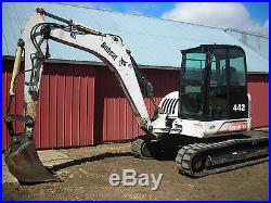 Bobcat 442 Excavator Cab Heat AC Fully Serviced and Ready to Work! E80 341 435
