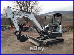 Bobcat E32 Excavator Hydraulic Thumb Low Hrs Nice Ready 2 Work In Pa We Ship