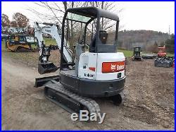 Bobcat E32 Excavator Hydraulic Thumb Low Hrs Nice Ready 2 Work In Pa We Ship